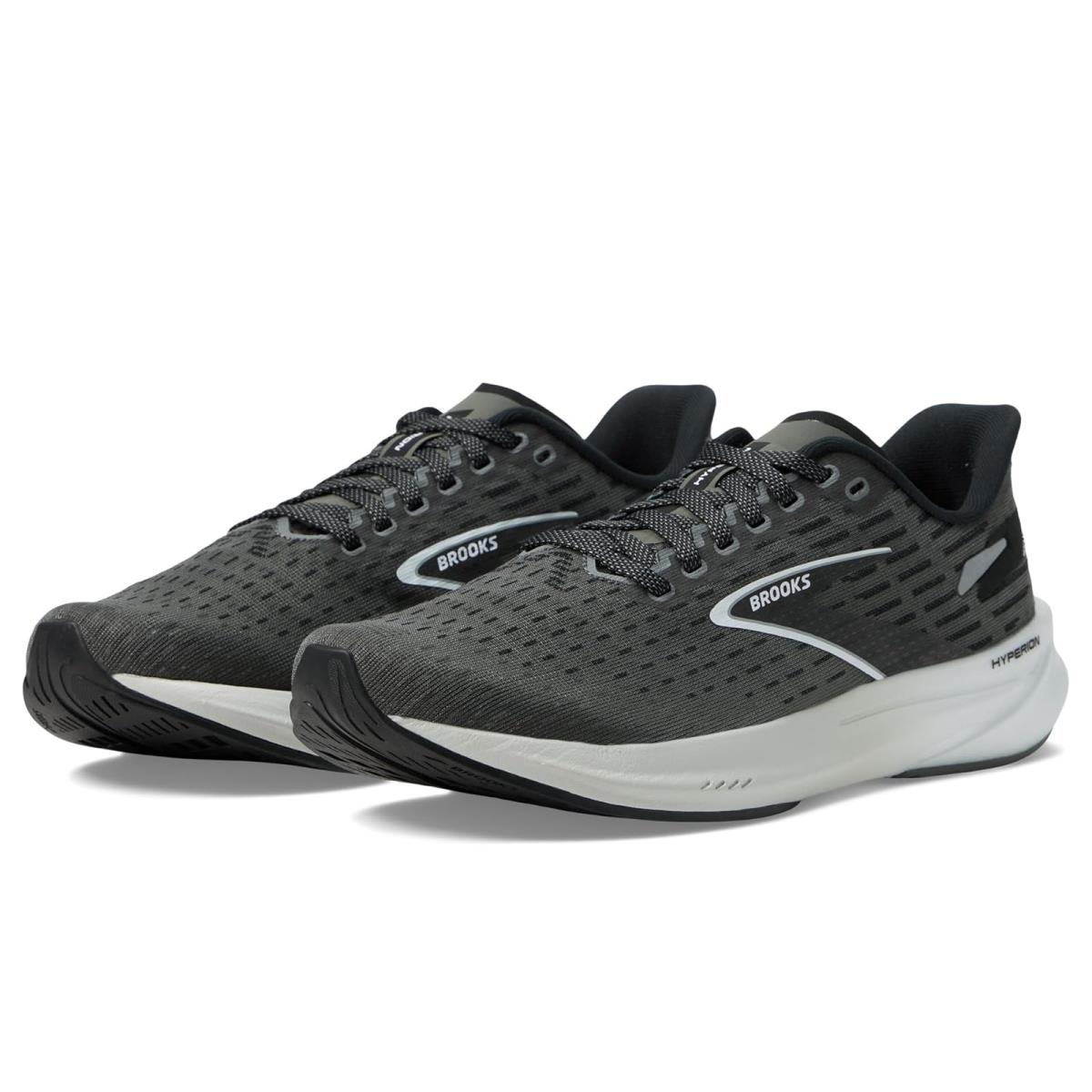Woman`s Sneakers Athletic Shoes Brooks Hyperion Gunmetal/Black/White