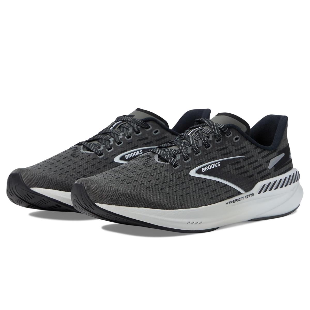 Woman`s Sneakers Athletic Shoes Brooks Hyperion Gts Gunmetal/Black/White