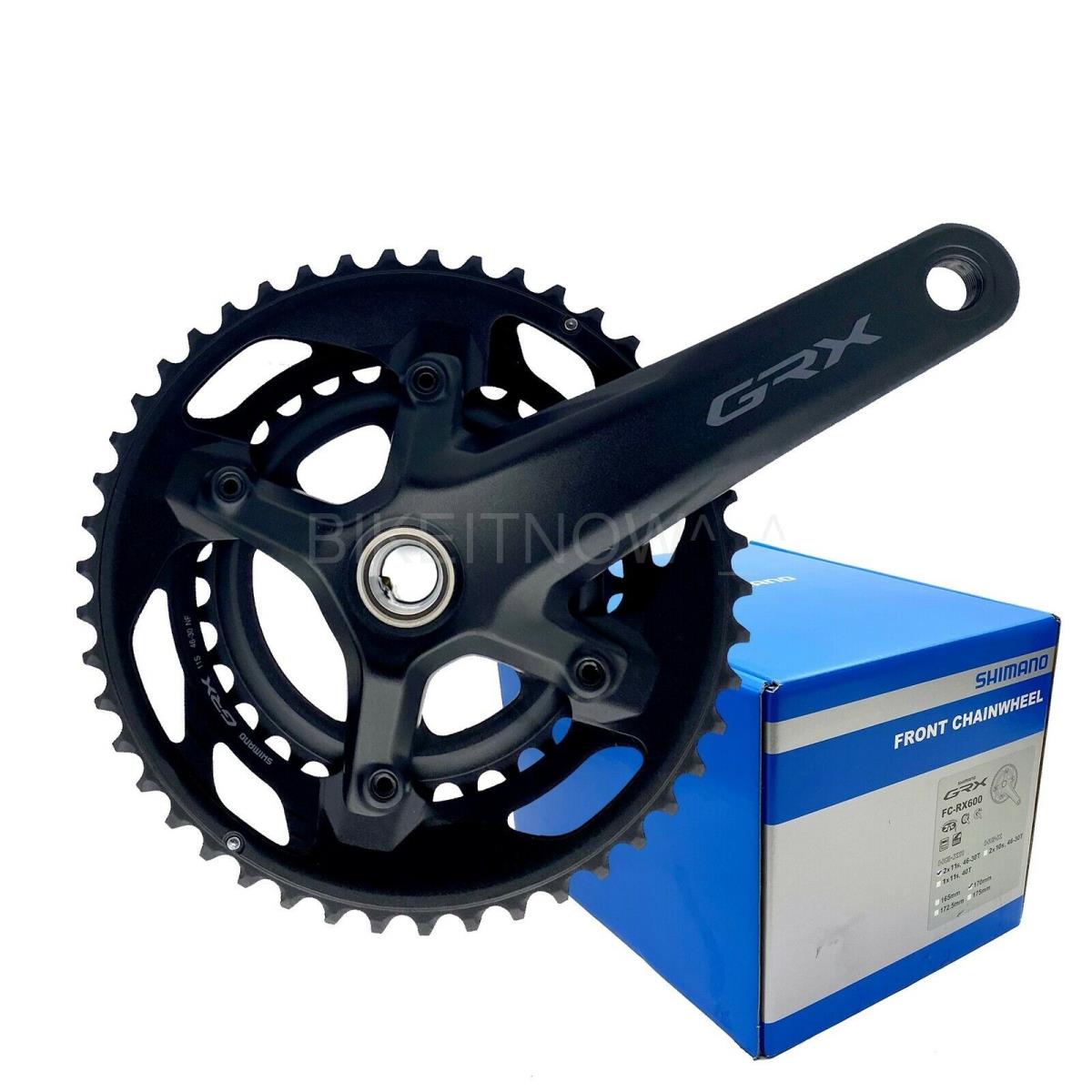 Shimano Grx FC-RX600 46X30T 165/170/172.5mm 2x11S Gravel Bike Crank Set