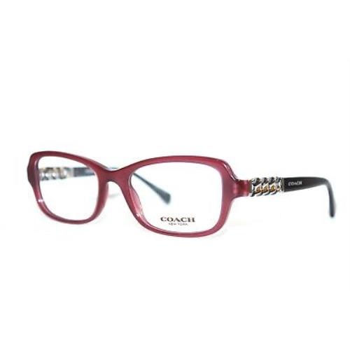 Coach HC 6075Q 5321 Pink Black Eyeglasses Womens 52-18-135MM