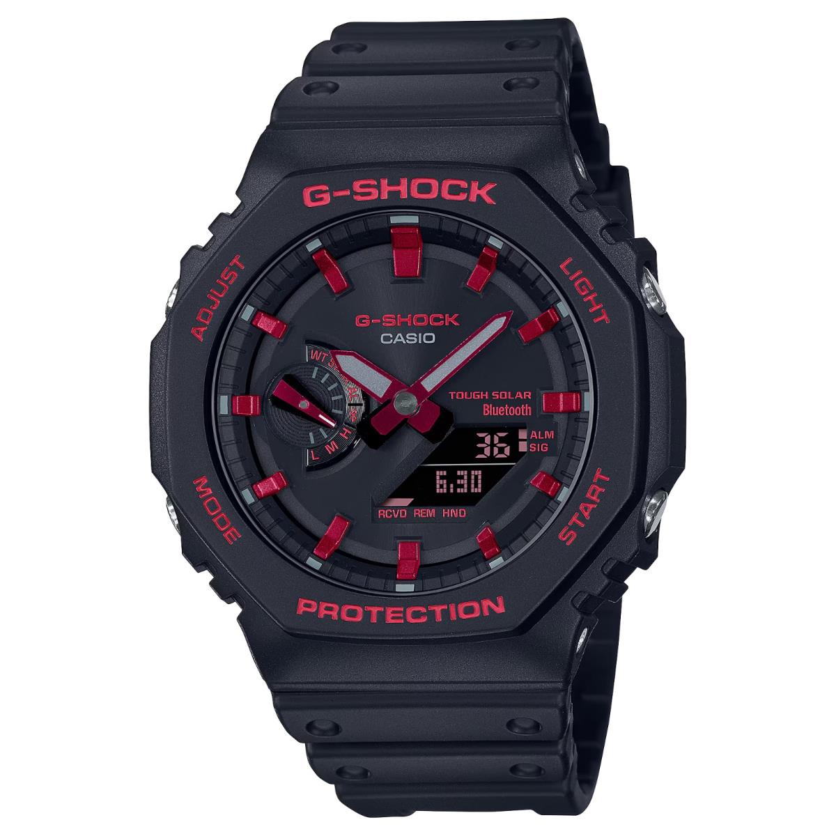 Casio G-shock Casioak Black/red Watch GA-B2100BNR-1A