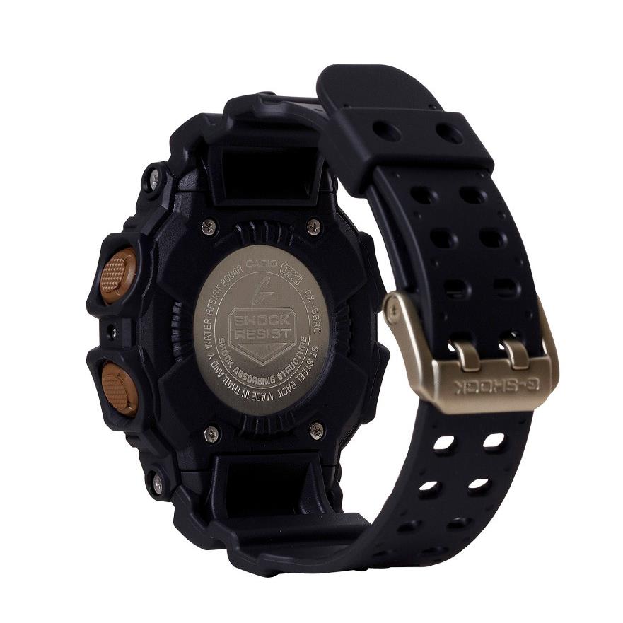 Casio G-shock Black and Rust Series Solar Resin Strap Men`s Watch GX56RC-1D