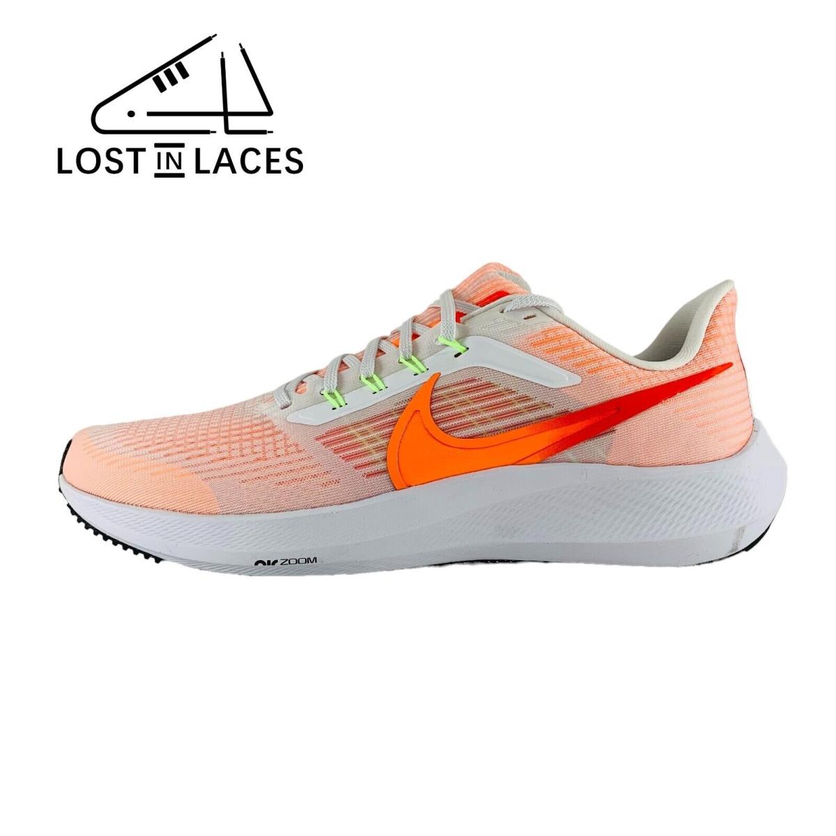 Nike Air Zoom Pegasus 39 White Bright Crimson Men`s Running Shoes DH4071-102