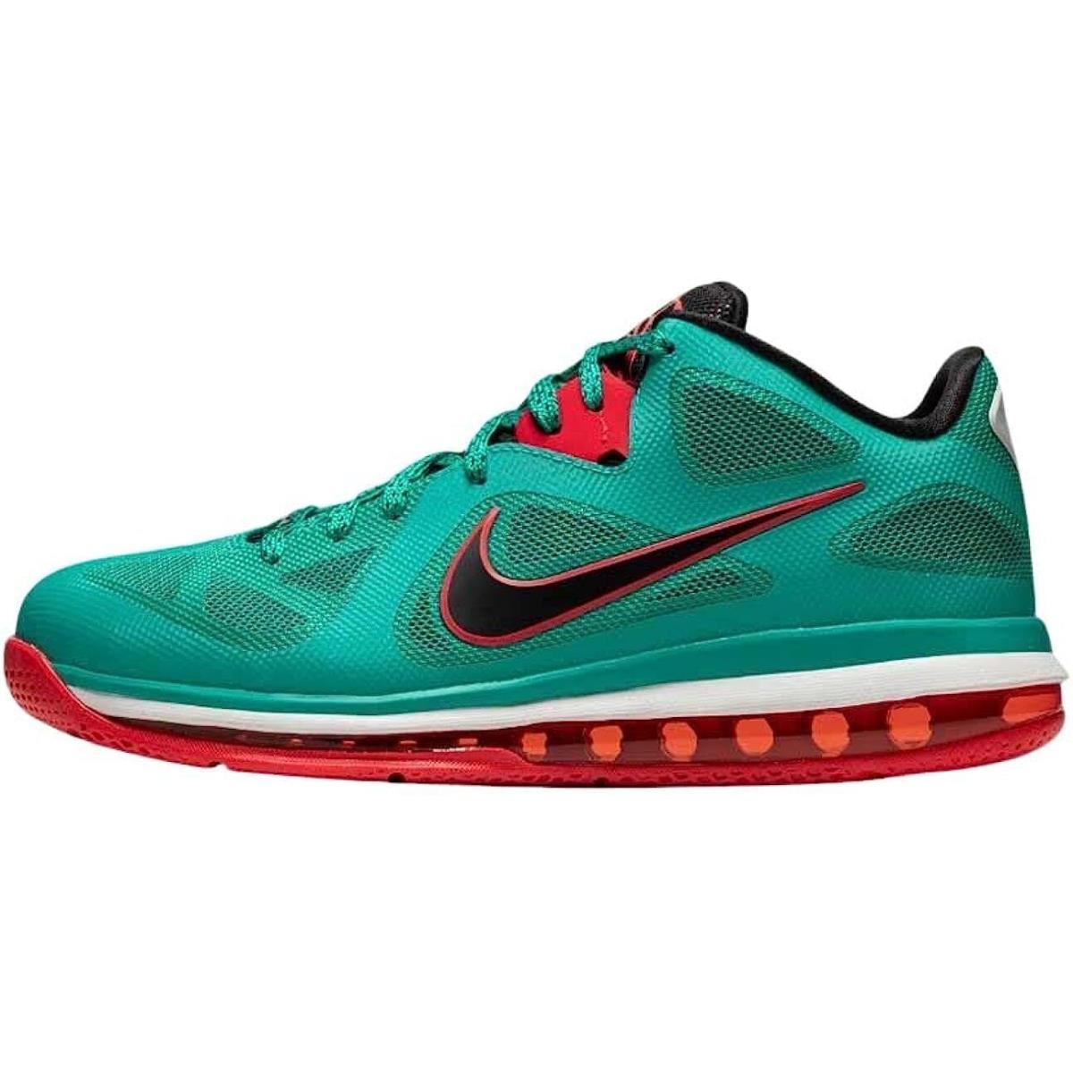 Nike Lebron Ix Low Mens - New Green/Black/Action Red/Whi