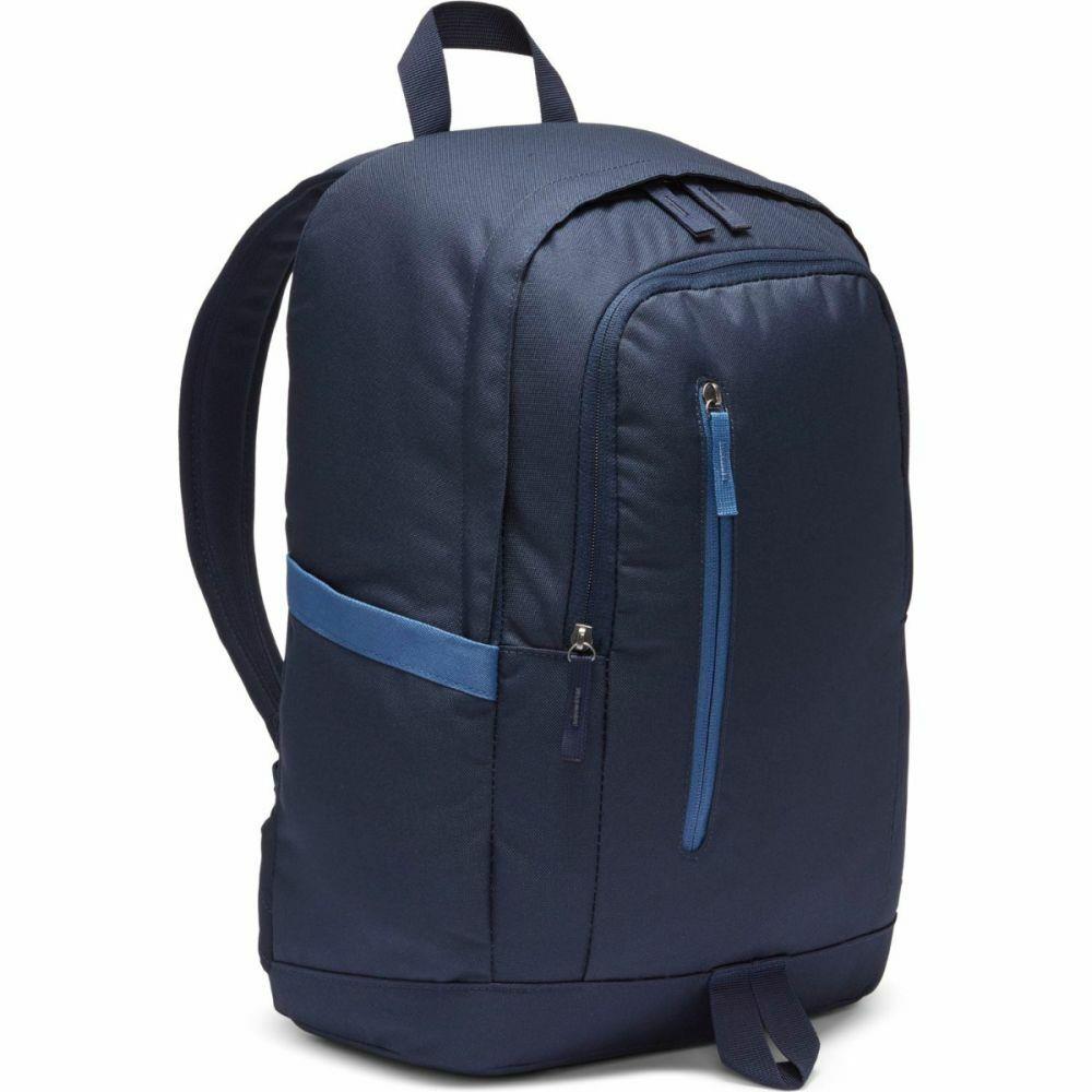 Nike Mens All Access Soleday 2 Backpack Unisex Laptop Pocket Navy Blue