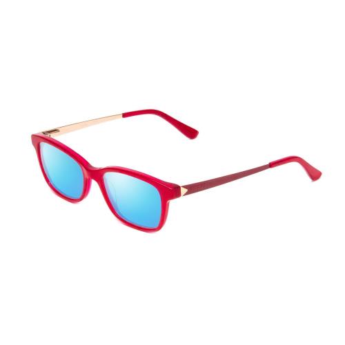 Guess GU9177 Women`s Cateye Polarized Sunglasses Crystal Pink Red 47mm 4 Options Blue Mirror Polar