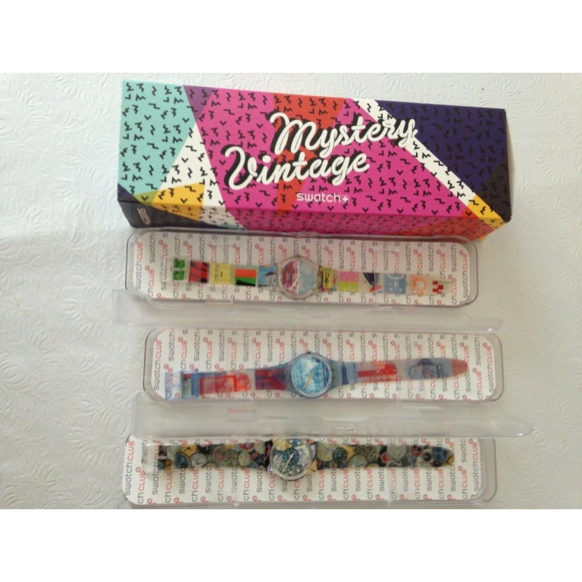 Vintage Swatch Mystery 3 Watch Set