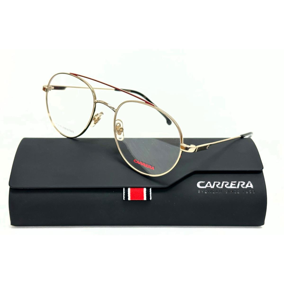 Carrera 2000 J5G Gold Red Optical Frame Eyesize 49-18-135 Eyeglasses