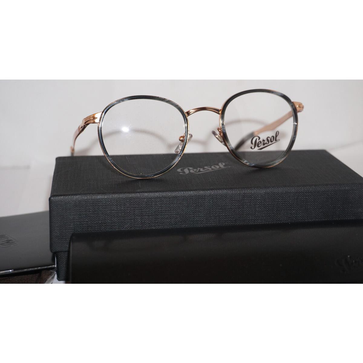 Persol Eyeglasses Round Cooper Marble PO2468V 1080 47 20 140