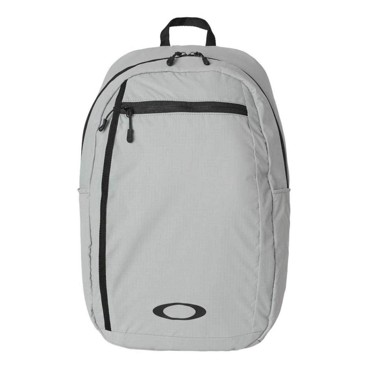 Oakley - 22L School Travel Gym Computer Bag Sport Backpack Water Repellent Stone Grey