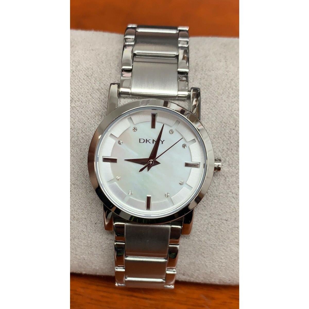 Dkny NY4519 Soho Mother of Pearl Dial Stainless Steel Women`s Watch