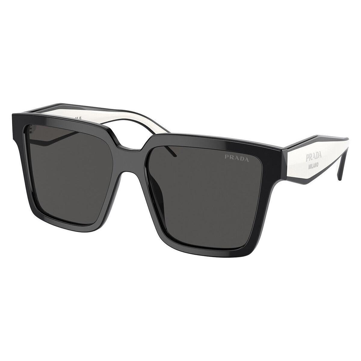 Prada PR24ZSF 1AB5S0 57 Black/grey Sunglasses