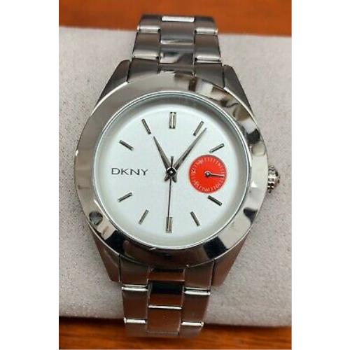 Dkny Jitney Silver Tone Women`s Watch NY2131