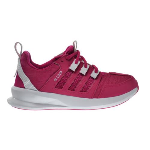 Adidas SL Loop Runner J Big Kids Shoes Bold Pink-running White Ftw s85624