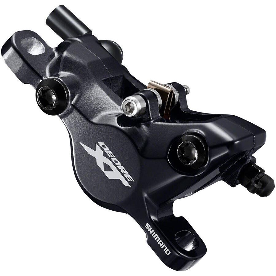 Shimano XT BR-M8100 Disc Brake Caliper 2-Piston PM Metal Pads with Fins Blk