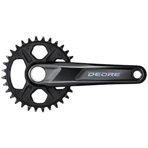 Shimano Deore FC-M6100-1 Crankset - 170mm 12-Speed 32t Black