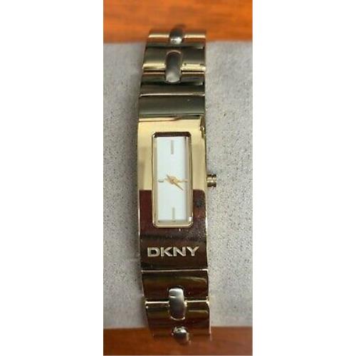 Dkny Astoria Stainless Steel Two Tone Gold Silver Ladies Watch NY2140