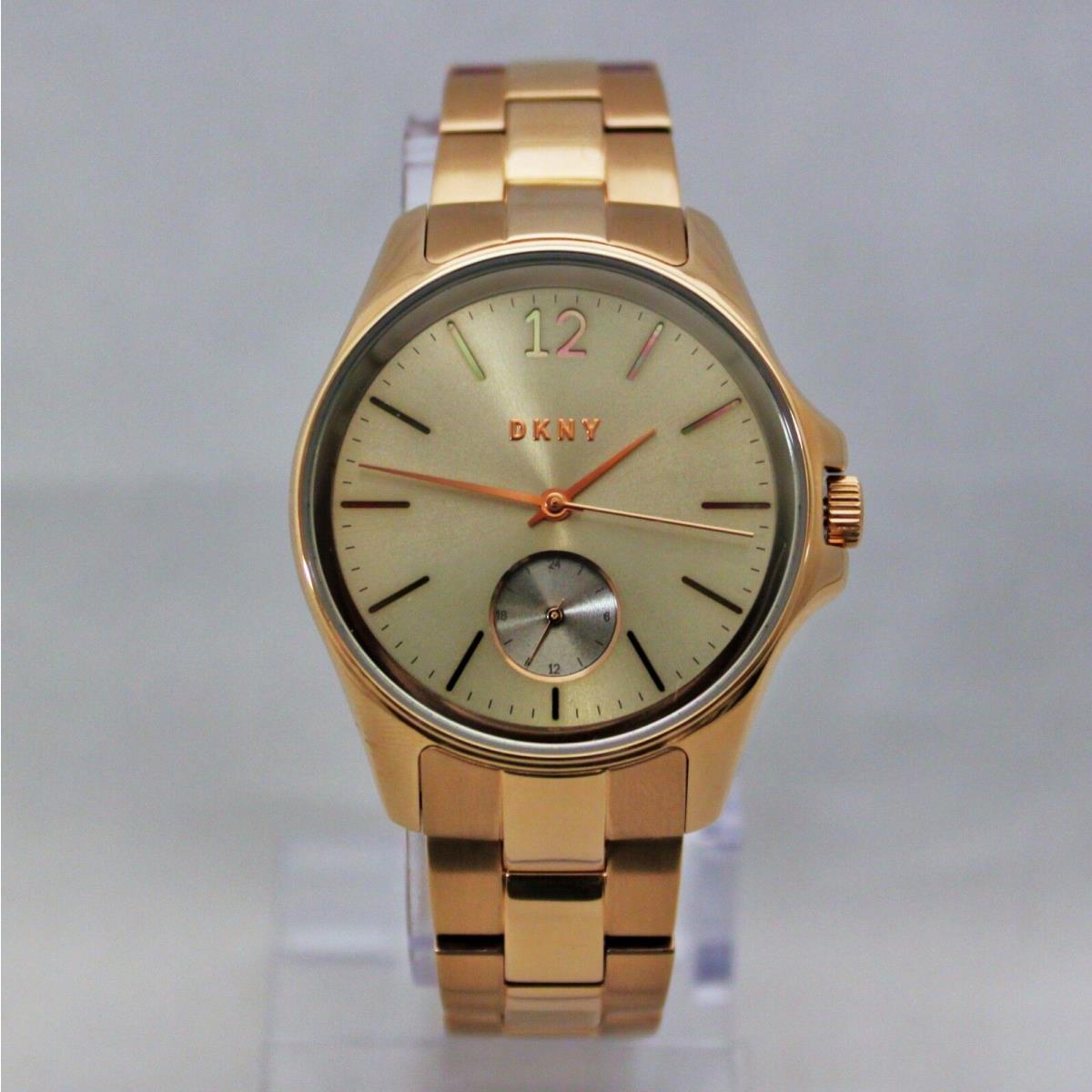 Dkny NY2518 Eldridge Rose Gold Tone Stainless Steel Women Watch