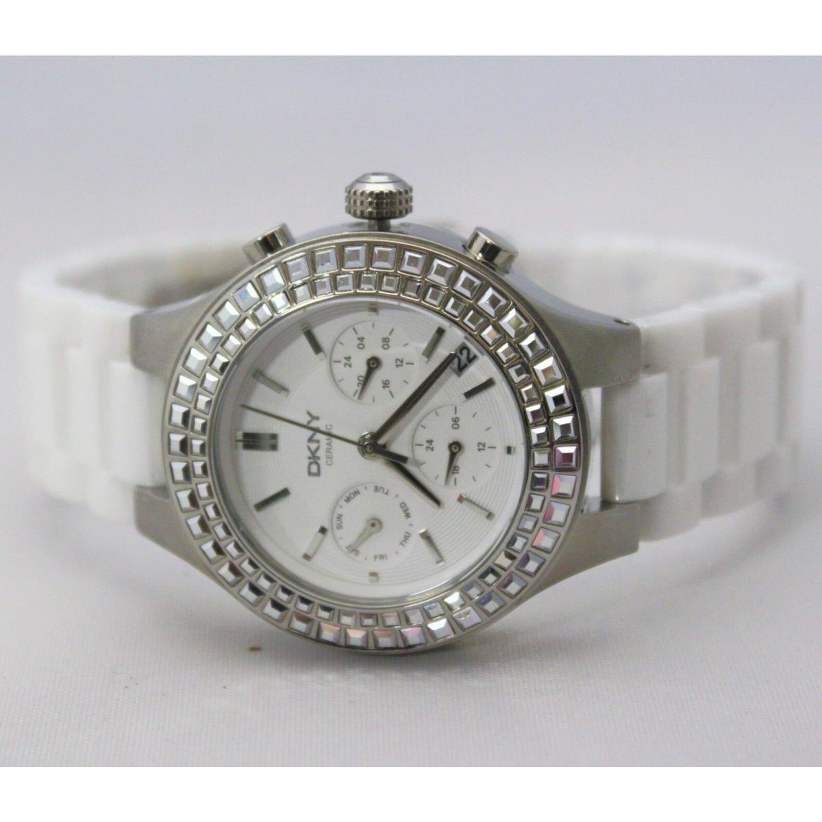 DKNY watch  - White Face, White Dial, White Band