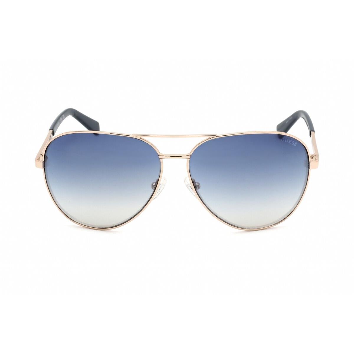 Guess GU00013 32W Aviator Gold Gradient Blue Sunglasses