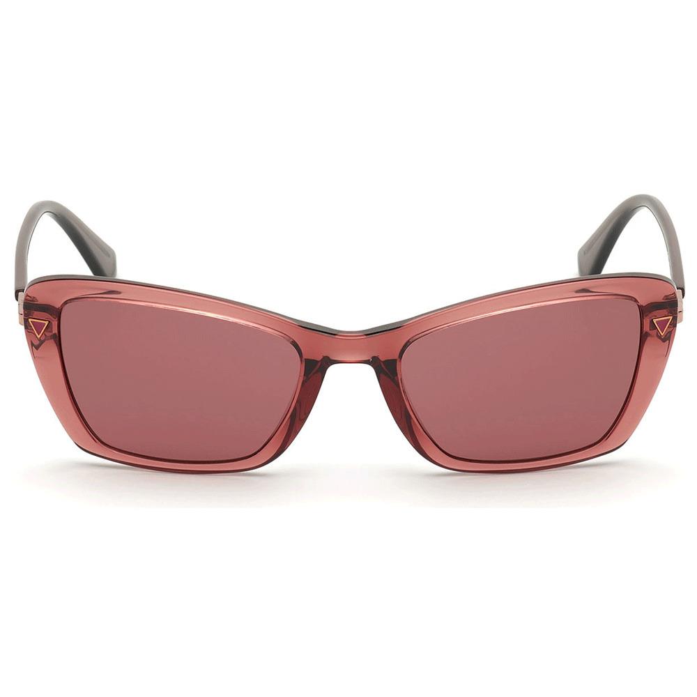 Guess GU7654 69S Modified Cat Eye Shiny Bordeaux Sunglasses