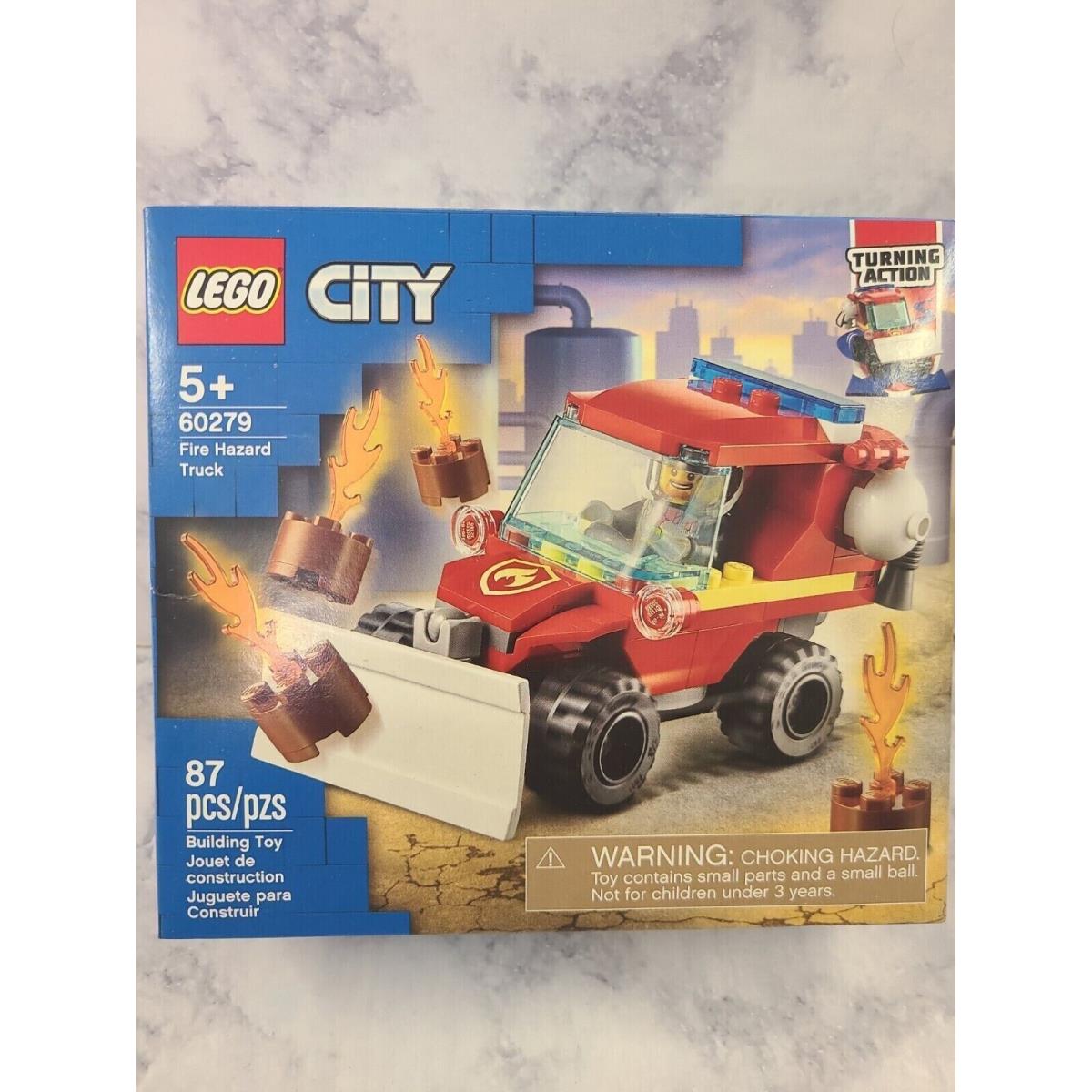 Lego City: Fire Hazard Truck 60279 Building Kit 87 Pcs