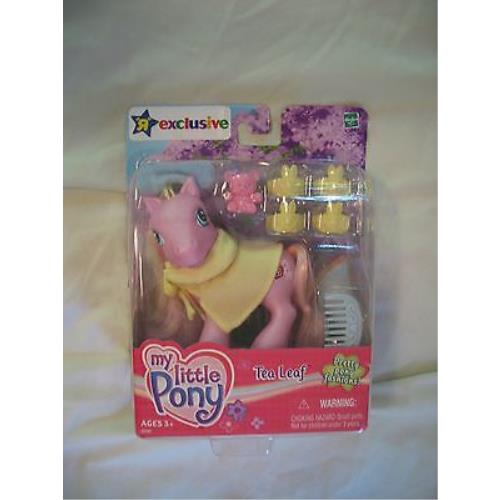 My Little Pony `tea Leaf` Gift Set G3 - Beautiful G3 Toys `r` Us Release 2003