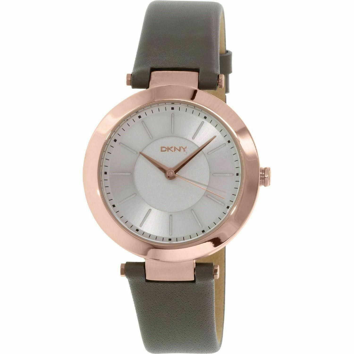 Dkny Women`s NY2296 Stanhope Rose Gold Stainless Steel Watch with Grey B