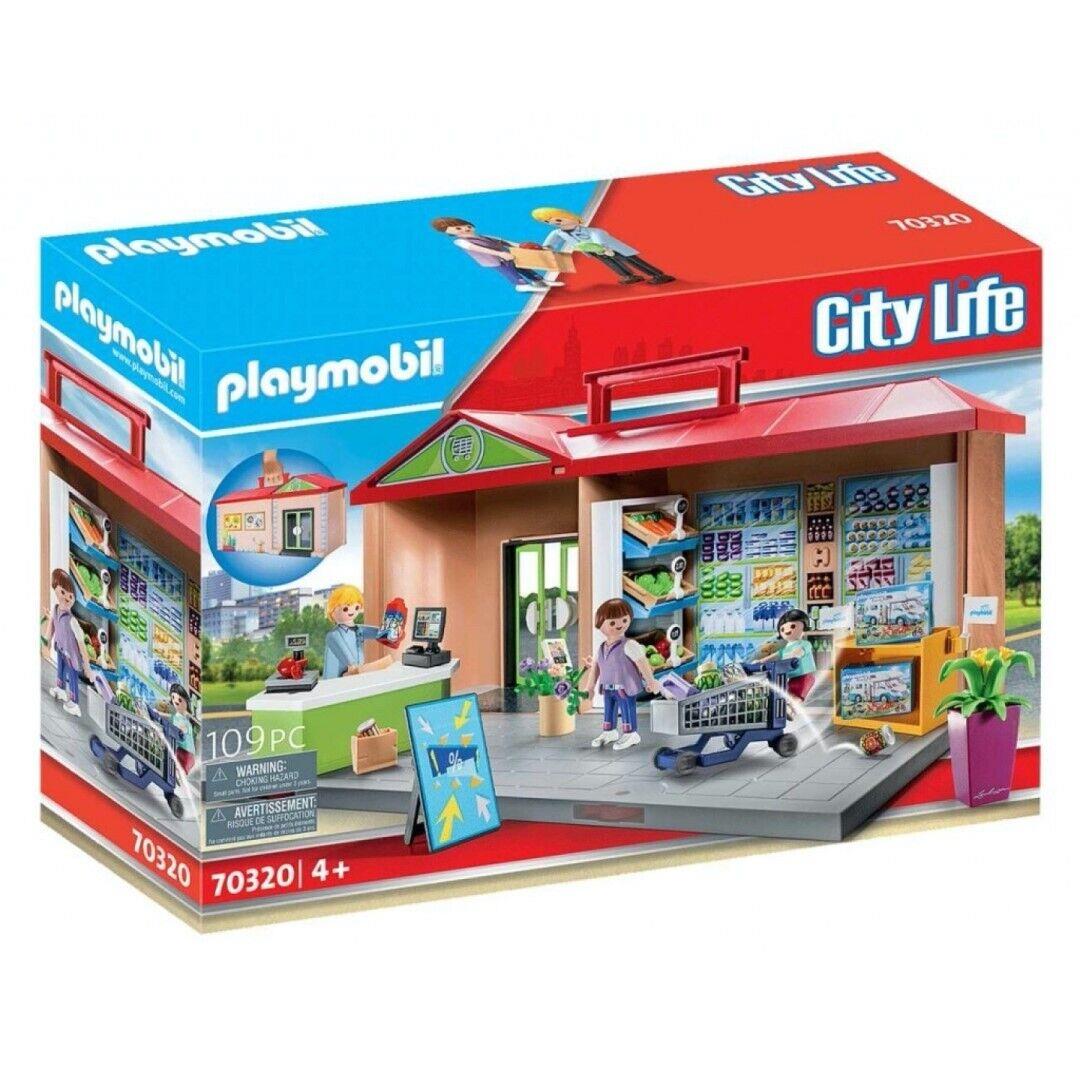 Playmobil 70320 City Life: Portable Grocery Store