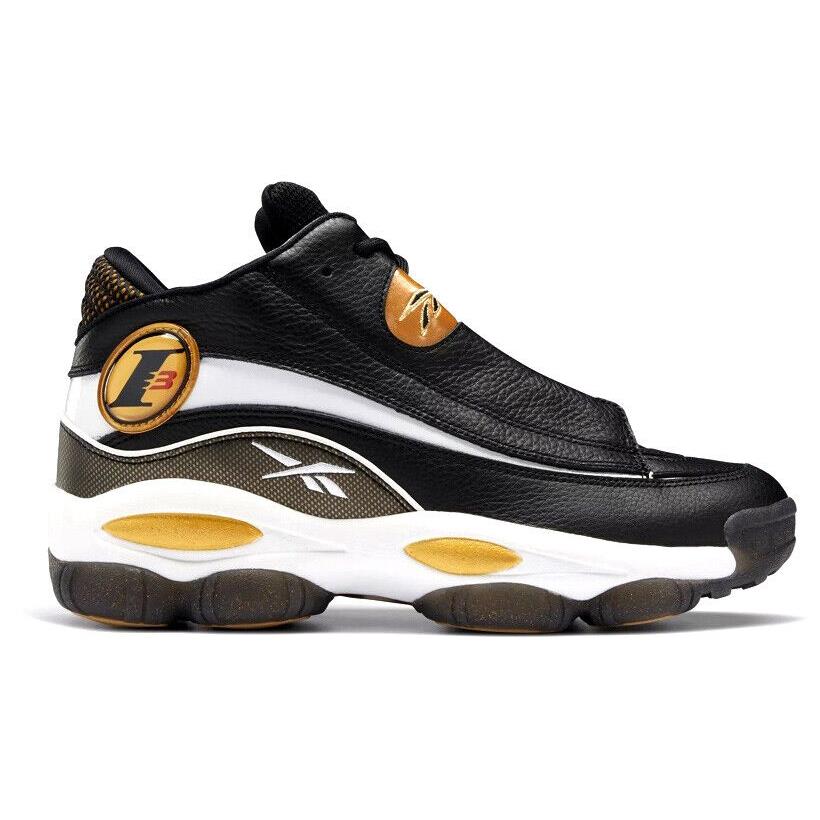Reebok Men`s The Answer Dmx Basketball Leather Shoes Rubber Outsole