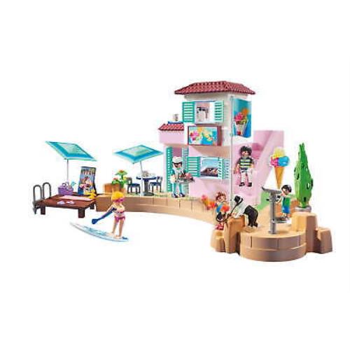 Playmobil Family Fun Port with Merchant Of Ice 70279 Holiday Surf