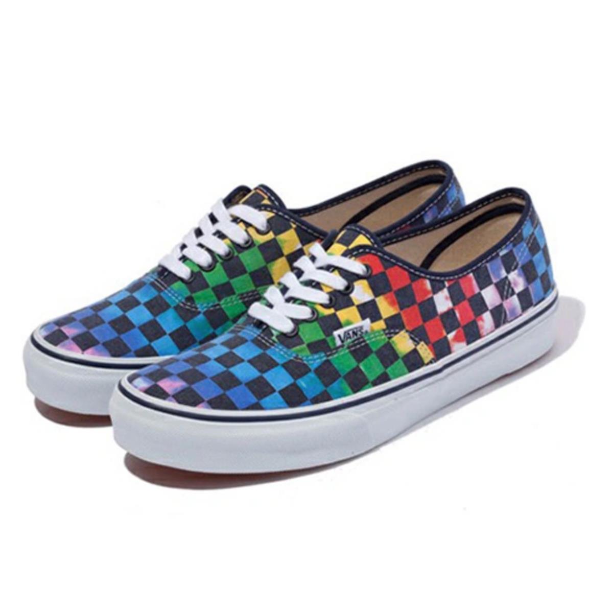 Vans Authentic Xlarge Tie Dye Checker Flag US 10.5 Japan Only Supreme Excel