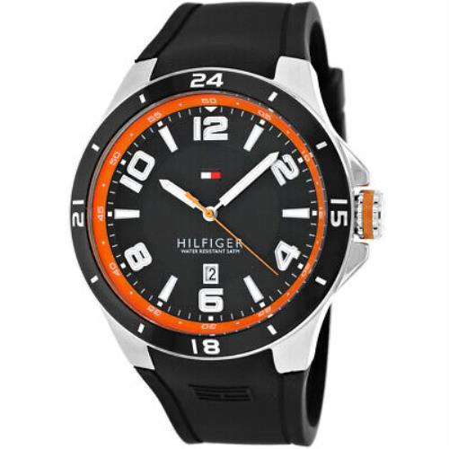 Tommy Hilfiger Men`s Sport Black Dial Watch - 1790861