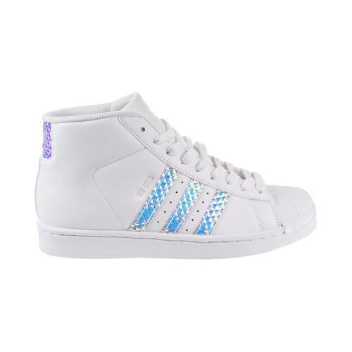 Adidas Pro Model Big Kids` Shoes Footwear White/footwear White cg3595 - Footwear White/Footwear White