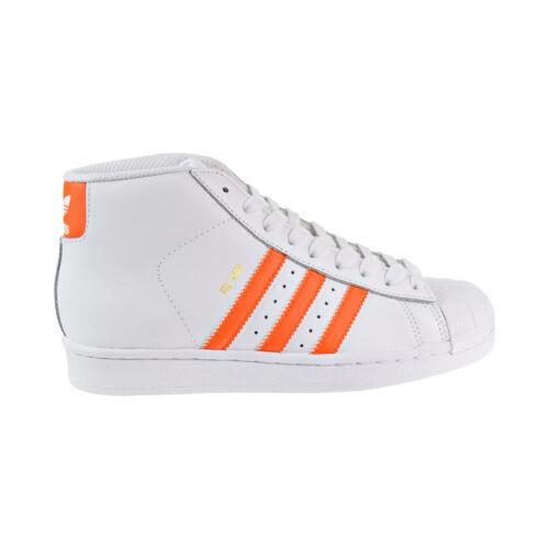 Adidas Pro Model Big Kids` Shoes Footwear White-orange-gold Metallic by3733 - Footwear White/Energy Orange/Gold Metallic