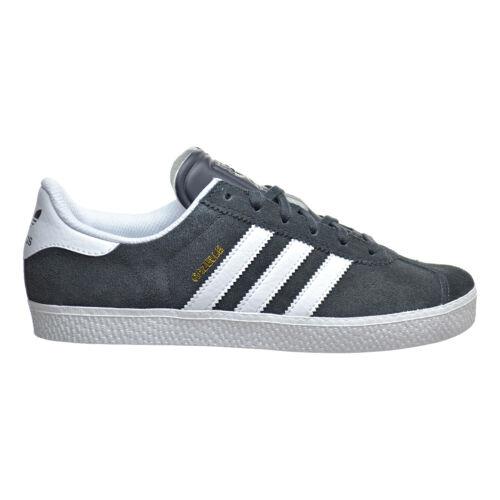Adidas Gazelle 2 J Big Kid`s Shoes Grey-white-white ba9316