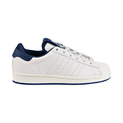 Adidas Superstar Big Kids` Shoes Chalk White-white Tint-crew Navy GX7286 - Chalk White-White Tint-Crew Navy