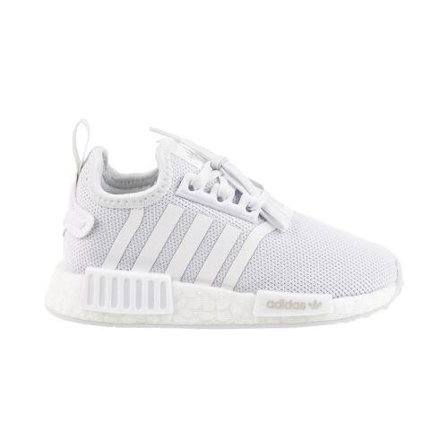 Adidas NMD_R1 I Refined Toddler`s Shoes Cloud White-grey One H02346 - Cloud White-Grey One