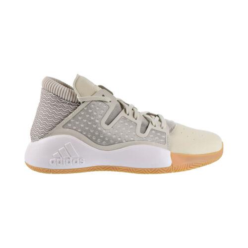 Adidas Pro Vision Men`s Basketball Shoes Raw White-light Brown D96945 - Raw White-Light Brown