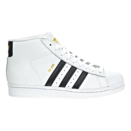 Adidas Pro Model J Big Kid`s Basketball Shoes White-core Black s85962 - White/Core Black