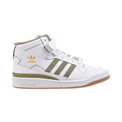 Adidas Originals Forum Mid Men`s Shoes White-orbit Green GY5821 - White-Orbit Green