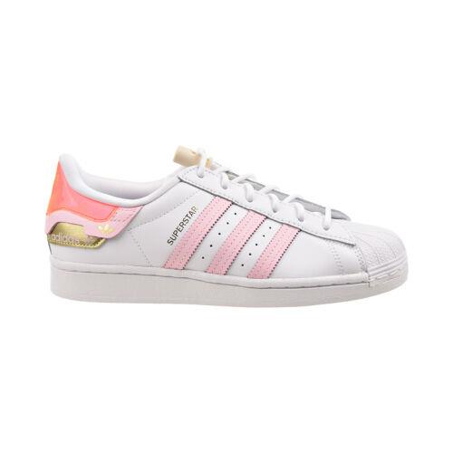 Adidas Superstar Women`s Shoes Cloud White-clear Pink-solar Red H00659
