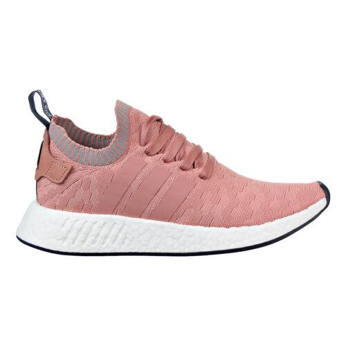 Adidas Originals NMD_R2 Primeknit Women`s Shoes Raw Pink-grey Three BY8782