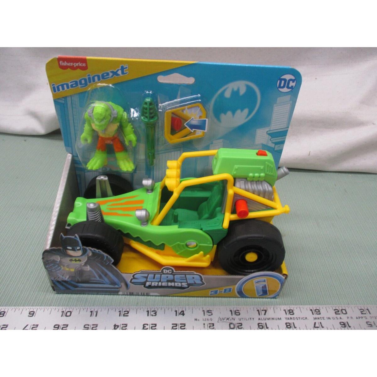 Fisher Price Imaginext DC Super Friends Killer Croc Buggy Crocodile Vehicle Toy