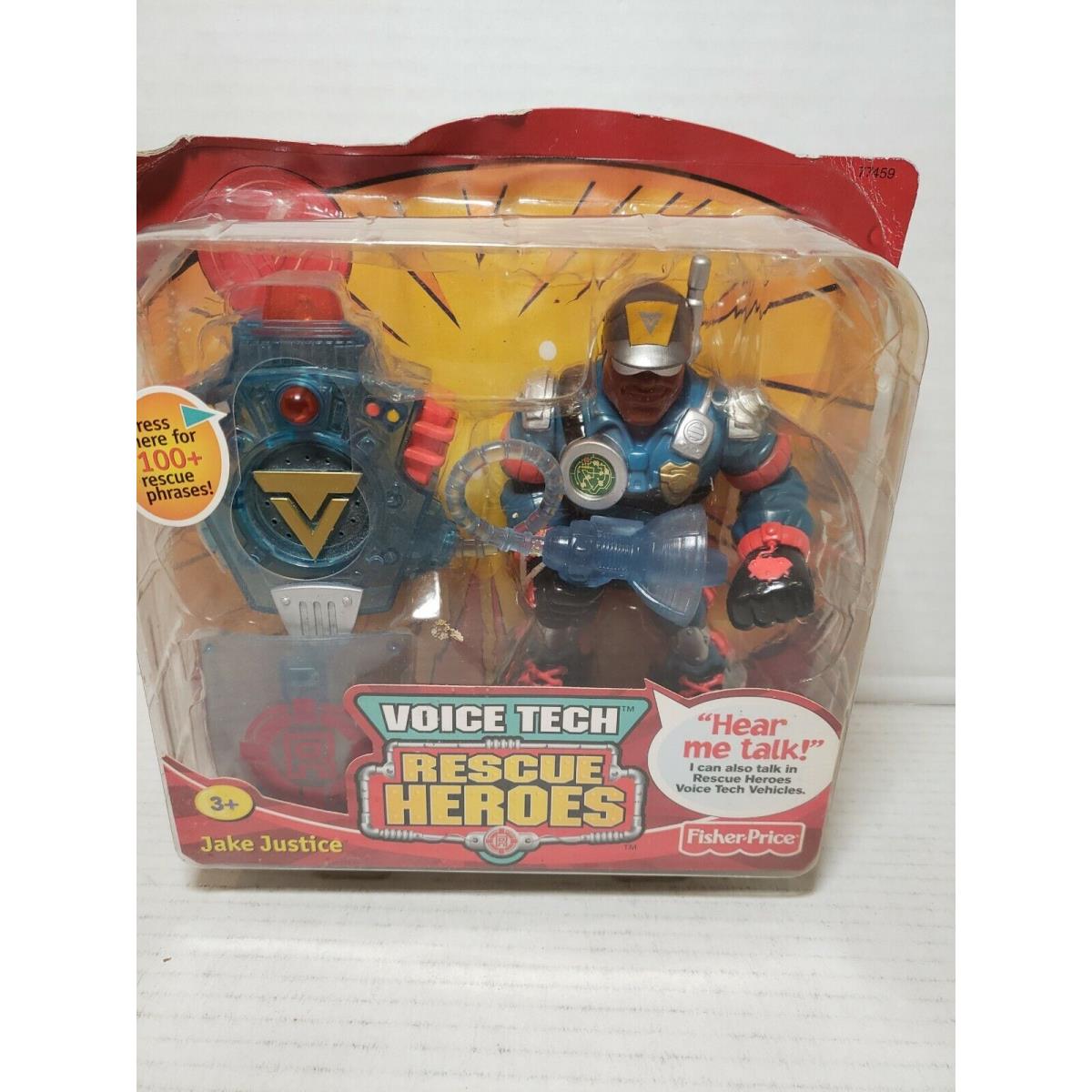 Fisher Price Rescue Heroes Voice Tech Jake Justice Mission Rare