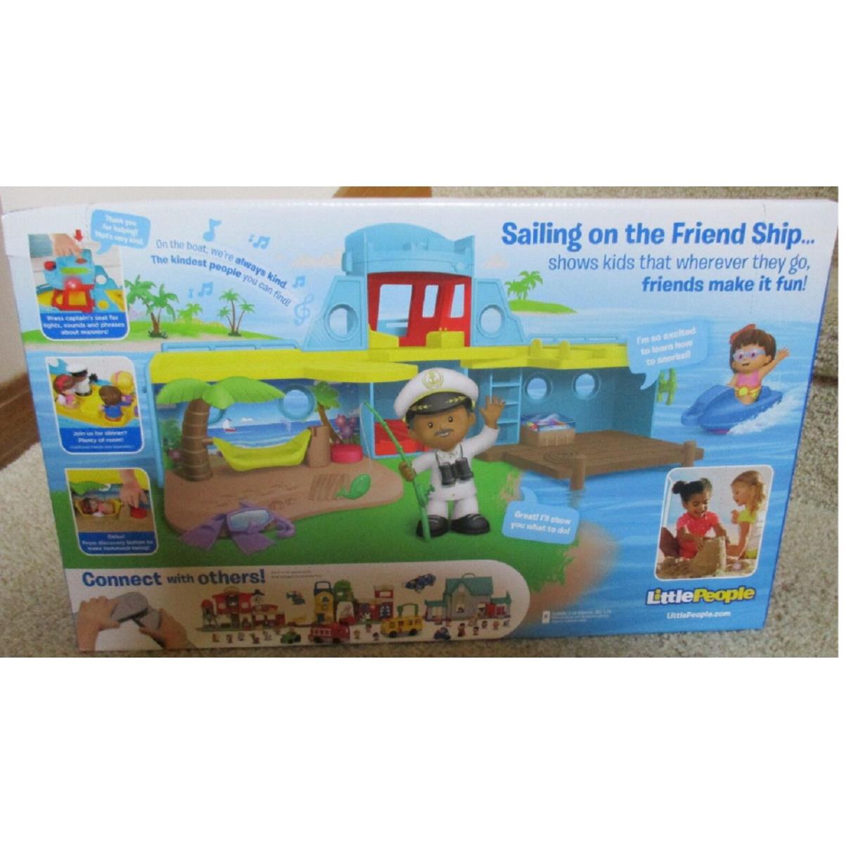 Fisher Price Little People Big Helpers Travel Together Friend Ship Boat Cruise