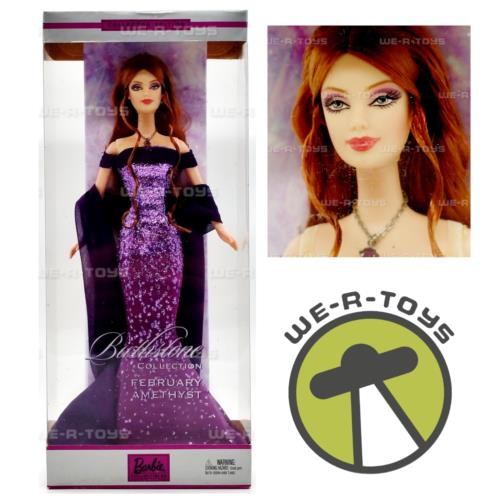 February Amethyst Birthstone Collection Barbie Doll 2002 Mattel B3410