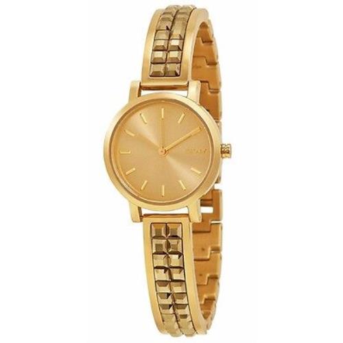 Dkny Womens NY2278 Soho Gold Stainless Steel Watch