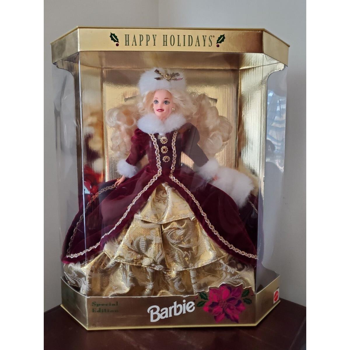 Happy Holiday Barbie 1996 Doll Model 15646