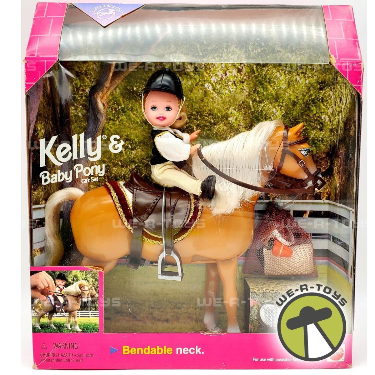 Barbie Riding Club Kelly Baby Pony Gift Set 1998 Mattel 20346 Nrfb